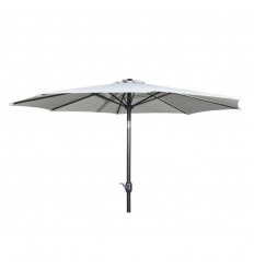 Alu parasol med tilt - Ø 3 meter - Beige