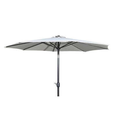 Alu parasol med tilt - Ø 3 meter - Beige