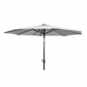 Alu parasol med tilt - Ø 3 meter - Off-white