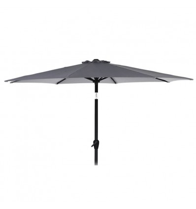 Alu parasol m/tilt - Ø 3 meter - Grå