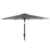 Alu parasol m/tilt - Ø 3 meter - Grå