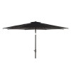 Alu parasol m/tilt - Ø 3 meter - Sort