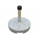 Parasolfod u/hjul - 35 kg - Grå Granit