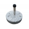 Parasolfod u/hjul - 50 kg - Grå Granit