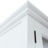 Hvidt vitrineskab med 3 døre i lækker kvalitet