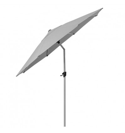 Caneline Sunshade Parasol, Ø 3 meter, m/tilt, Light Grey